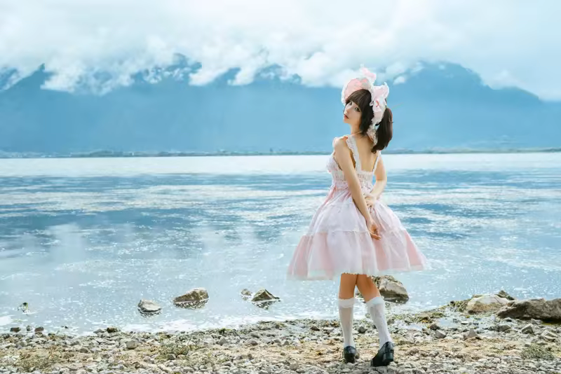 蠢沫沫-蠢沫沫-NO.257-湖边的少女-11P
