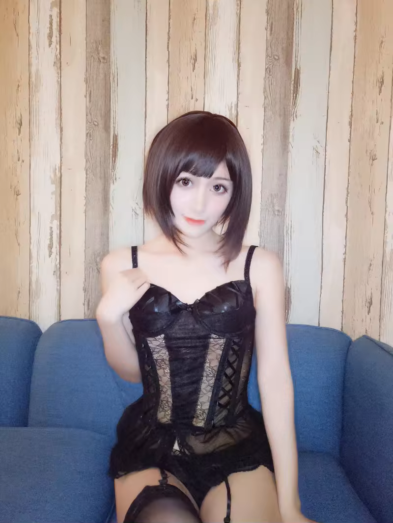 木之本果 NO.001 黑色情趣内衣 [22P-56MB]
