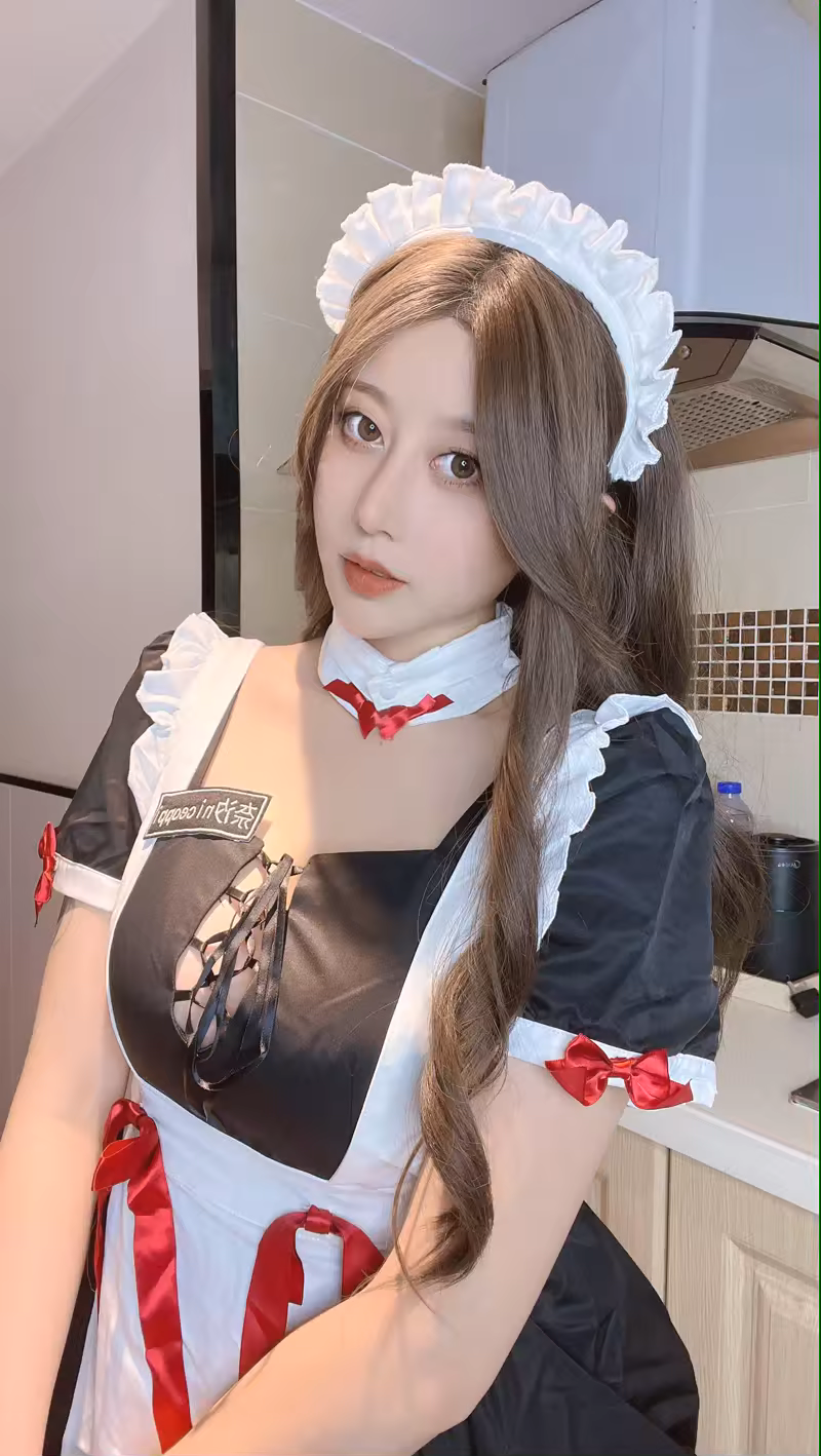 奈汐酱nice - NO.061 奶鲜女仆 [58P+6V-677.6MB]