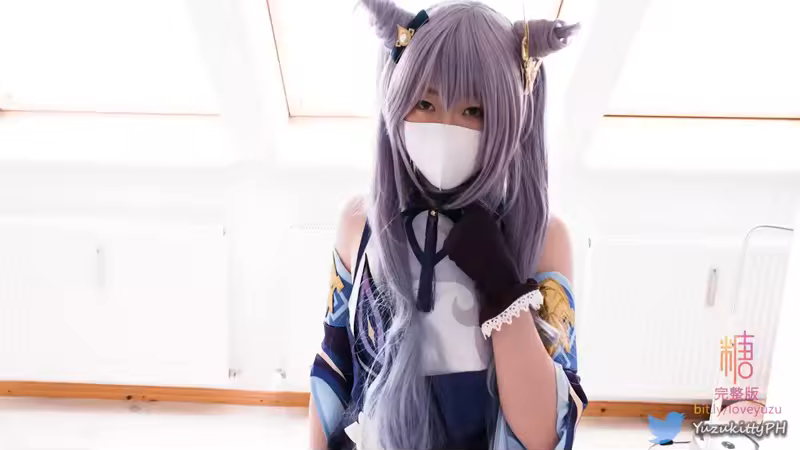 柚子猫-网红美少女【柚子猫】新作《原神》复刻.五星女神刻晴对旅行者的性处理 4K