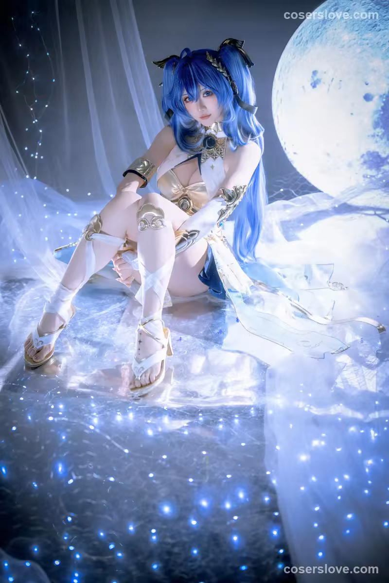 星之迟迟 - 蓝发月夜白裙主题 [97P]