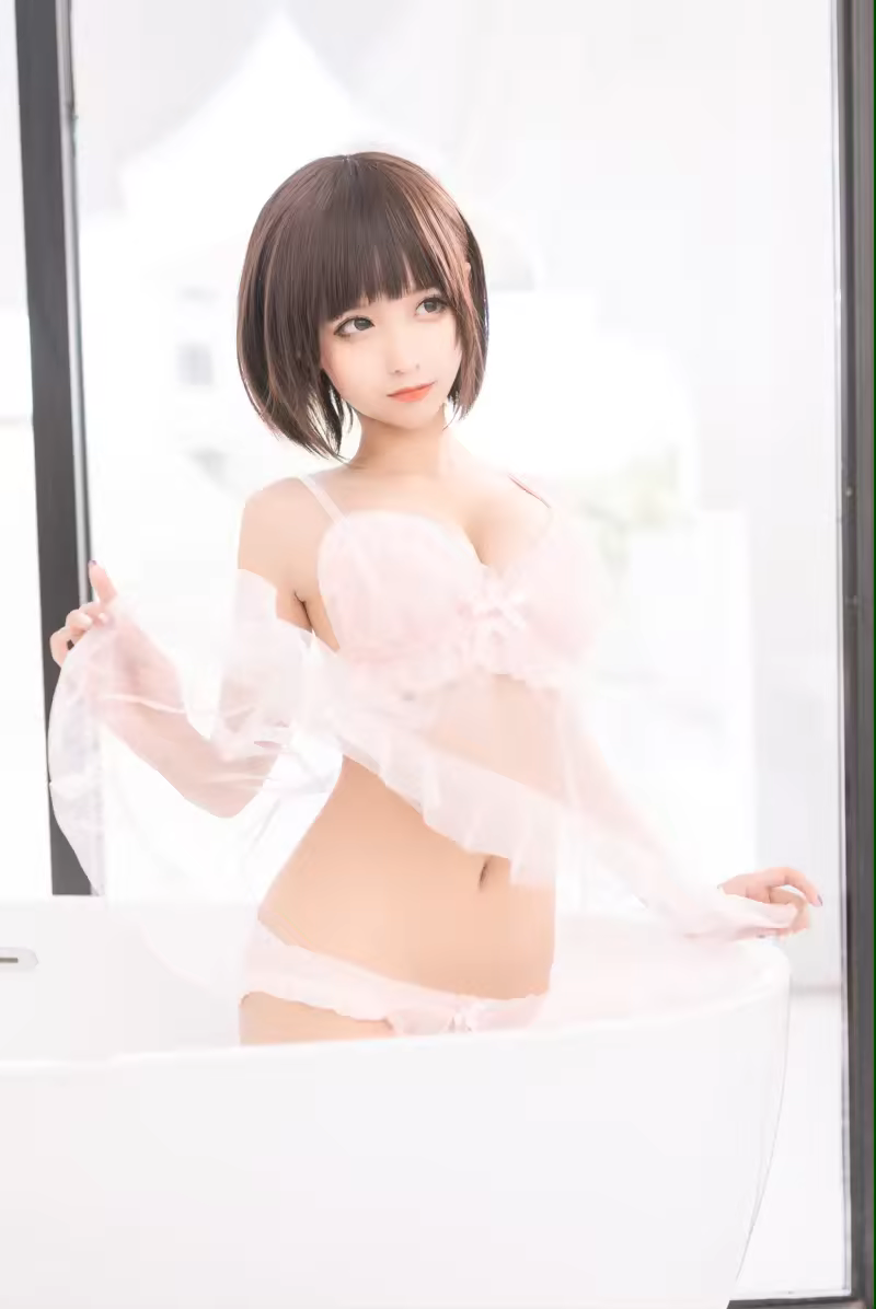 蠢沫沫-NO.168-沫沫真爱版_粉纱-40P