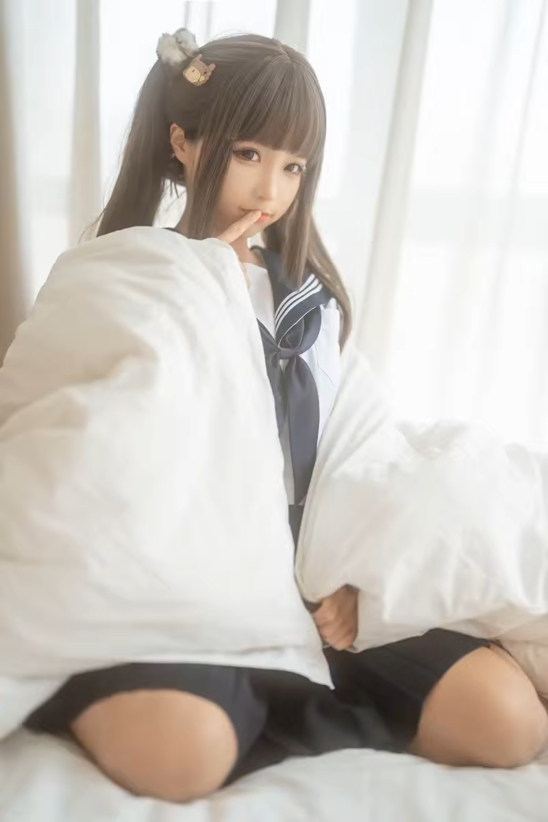 蠢沫沫-NO.180-被窝JK-15P+1V