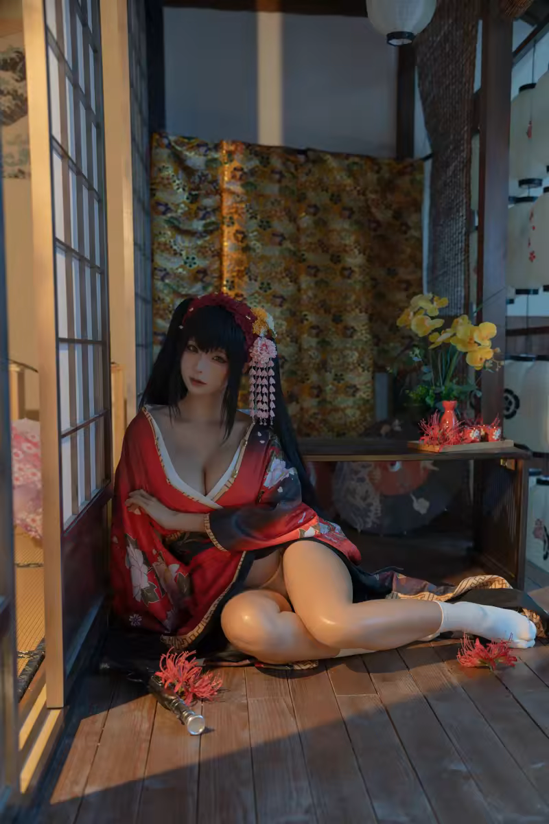 蠢沫沫-蠢沫沫-NO.314-狂三和服cos-[261P+9V]