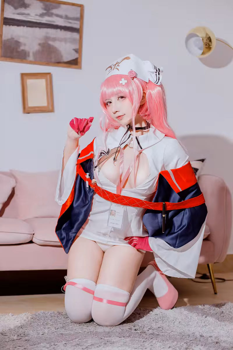 九曲Jean NO.095 碧蓝航线英仙座护士[23P-205.9M]