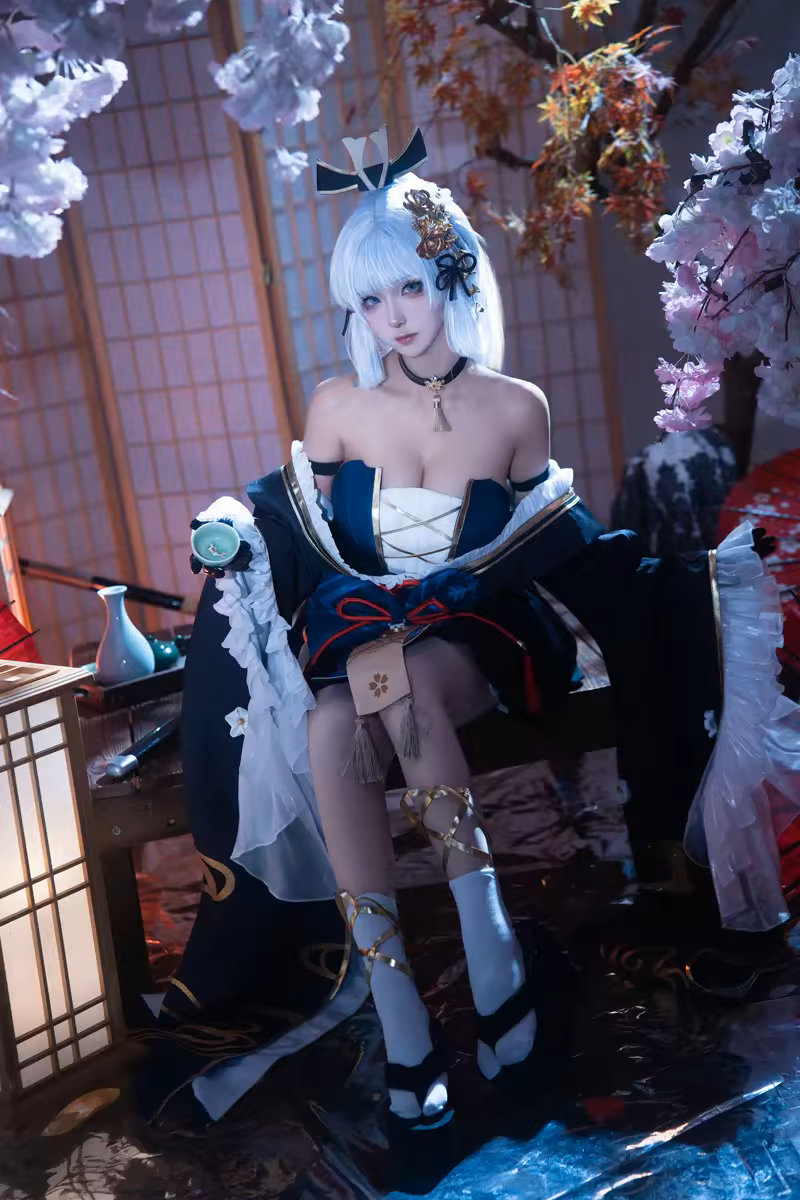 Seya-狮砸 - NO.031  原神 神里绫华·霜刃[12P-195.6M]