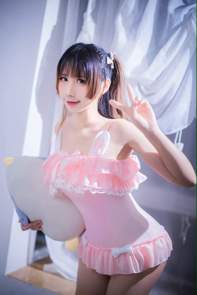 九曲Jean NO.002 粉色内衣 [9P-22MB]